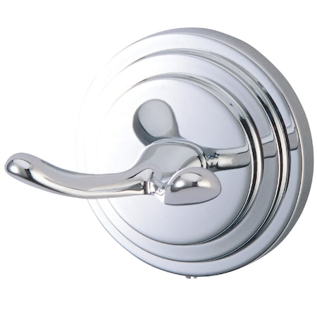 Milano Robe Hook, Polished Chrome